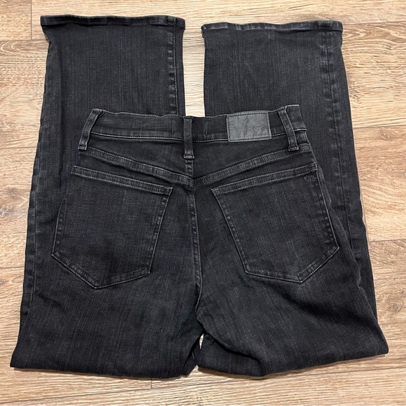 Madewell Perfect Vintage Wide Leg Jean 26 Petite Black Rinse Wash NM802 - Picture 9 of 16